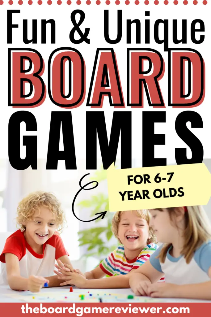 Best board games for 6-7 year olds